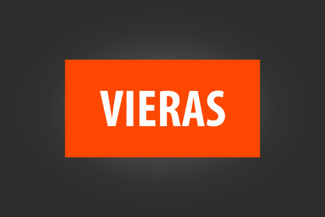 Oranssi vieras -kyltti