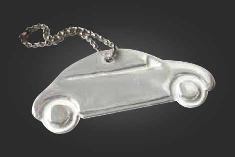 Kupla-auton muotoinen pehmoheijastin