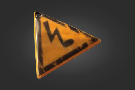 Kolmion muotoinen pehmoheijastin