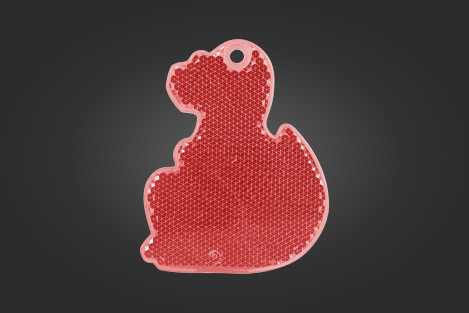 Oranssi dinosauruksen muotoinen prismaheijastin