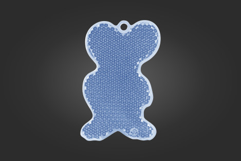 Sininen hiiren muotoinen prismaheijastin