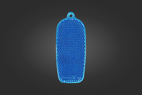 Keltainen kännykän muotoinen prismaheijastin