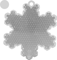 Kirkas lumihiutale heijastin