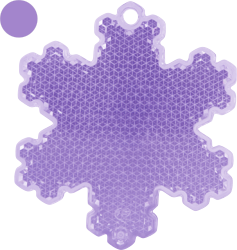 Liila lumihiutale heijastin