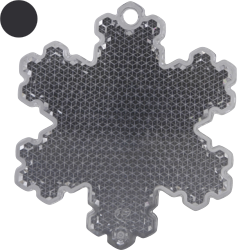 Musta lumihiutale heijastin