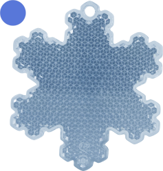 Sininen lumihiutale heijastin