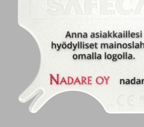 Safecard -punkinpoistokortin punkin irroitus kulma