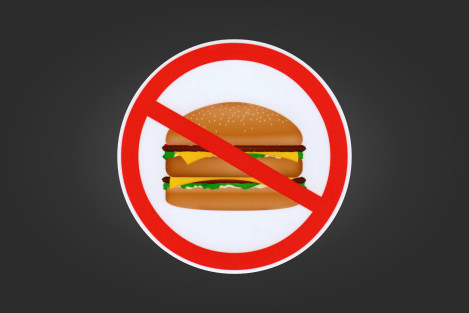 Syöminen kielletty -kieltomerkki