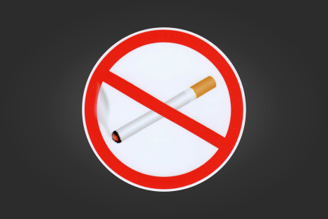 Tupakanpoltto kielletty -kieltomerkki