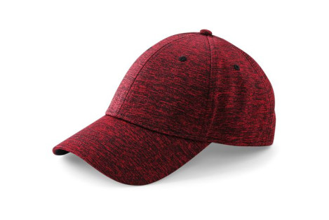 Puna-musta 6-paneelinen lippis