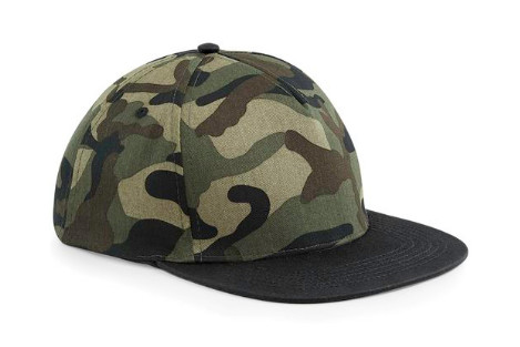 Armeijakuviollinen lippis suoralla lipalla