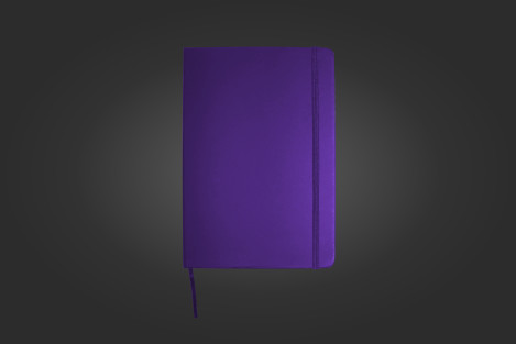 Violetti mattapintainen muistikirja